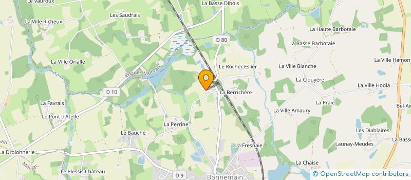 localisation de l'entreprise MADAME BEATRICE LEROUX à BONNEMAIN