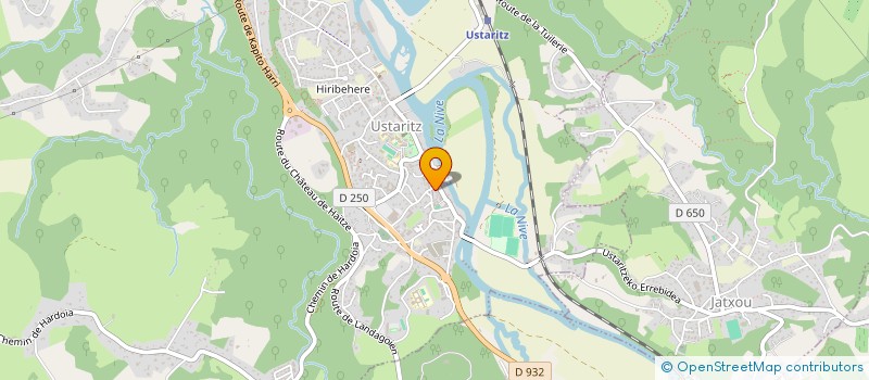 localisation de l'entreprise MADAME BEATRICE LEROY  USTARITZ