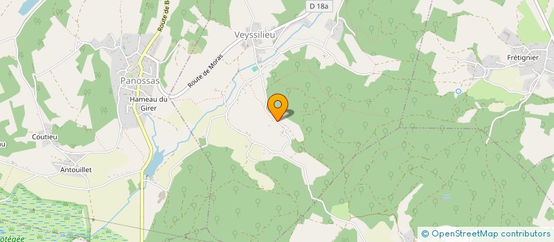 localisation de l'entreprise MADAME BEATRICE LEVEILLE  VEYSSILIEU