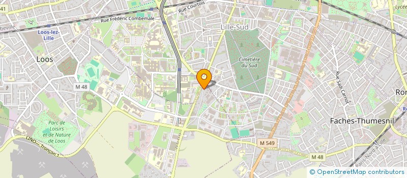 localisation de l'entreprise MADAME BEATRICE LEVEQUE  LOOS