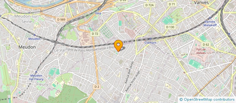 localisation de l'entreprise MADAME BEATRICE LEVERT  CLAMART