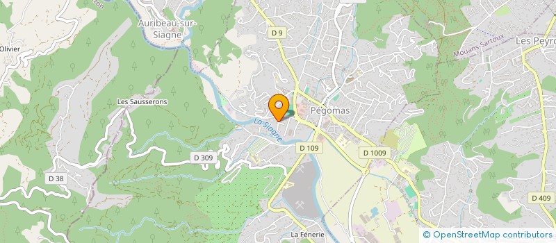 localisation de l'entreprise MADAME BEATRICE LEY  PEGOMAS