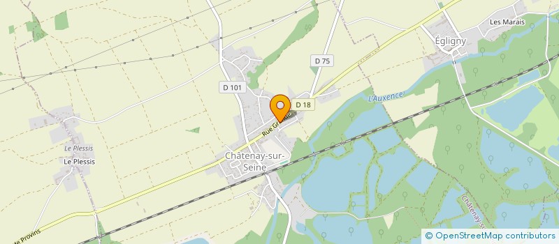 localisation de l'entreprise MADAME BEATRICE LHERBIER  CHATENAY-SUR-SEINE