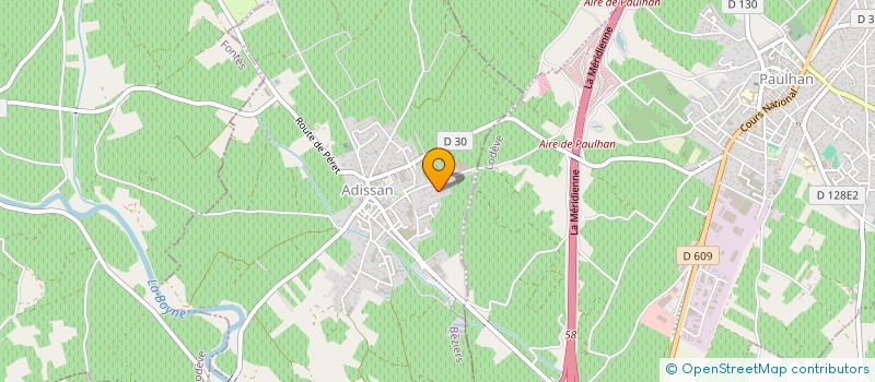 localisation de l'entreprise MADAME BEATRICE LINARES  ADISSAN