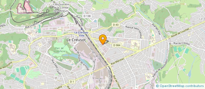 localisation de l'entreprise MADAME BEATRICE LISET  LE CREUSOT