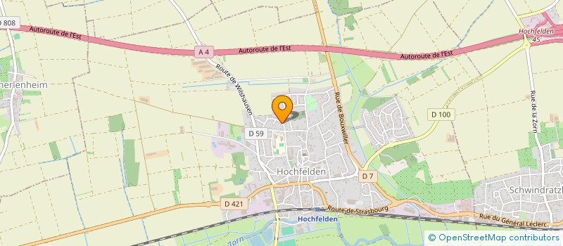 localisation de l'entreprise MADAME BEATRICE LITT  HOCHFELDEN