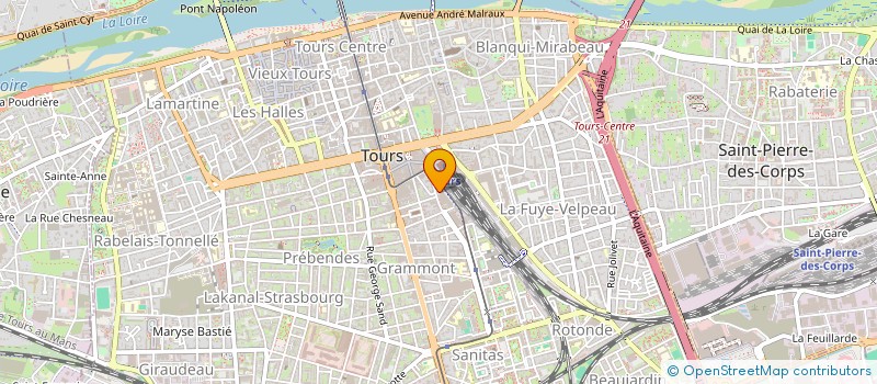 localisation de l'entreprise MADAME BEATRICE LOISEAU  TOURS