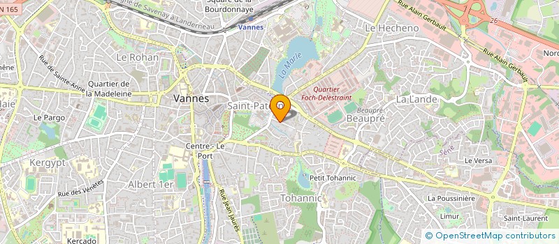 localisation de l'entreprise MADAME BEATRICE LOMONT à VANNES