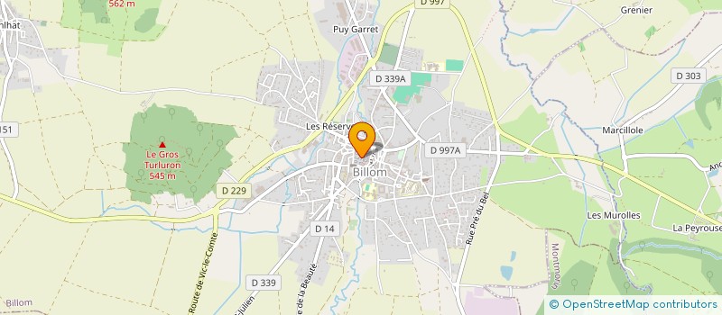 localisation de l'entreprise MADAME BEATRICE LOPEZ  BILLOM