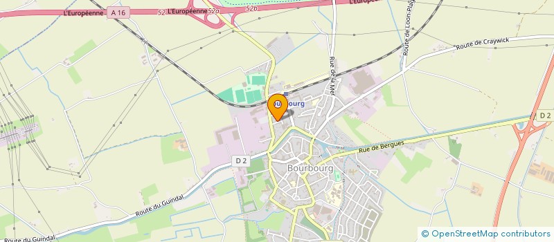 localisation de l'entreprise MADAME BEATRICE LOQUET  BOURBOURG