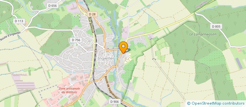 localisation de l'entreprise MADAME BEATRICE LOTH  INGWILLER