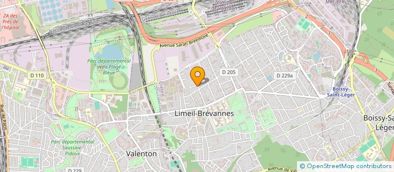localisation de l'entreprise MADAME BEATRICE LOURENCO à LIMEIL-BREVANNES