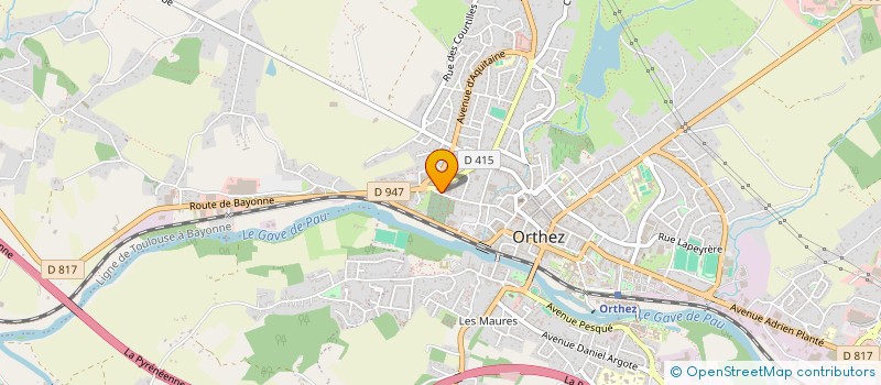 localisation de l'entreprise MADAME BEATRICE LOUSTAU  ORTHEZ