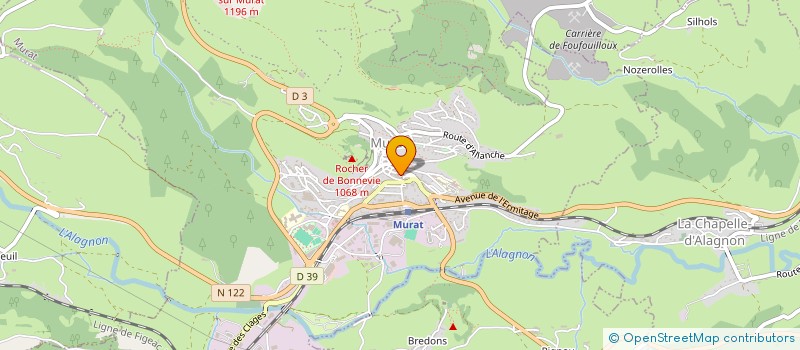 localisation de l'entreprise MADAME BEATRICE LOUY à MURAT