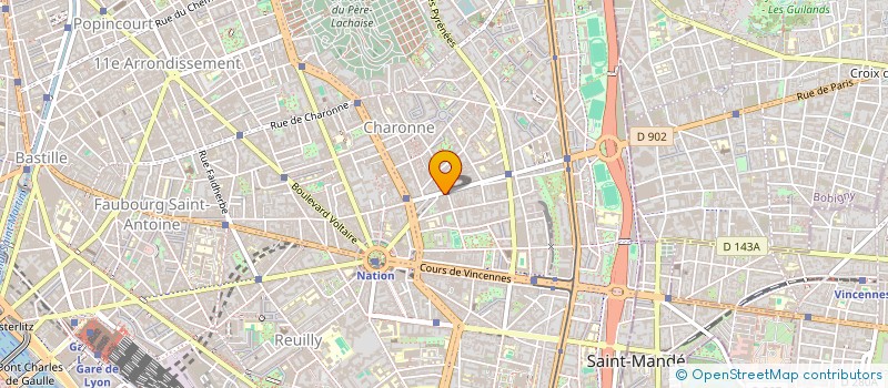 localisation de l'entreprise MADAME BEATRICE LUBIN  PARIS