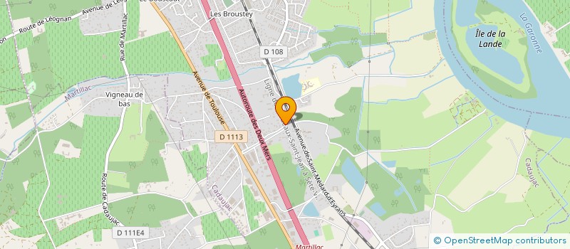 localisation de l'entreprise MADAME BEATRICE LUFAU  CADAUJAC