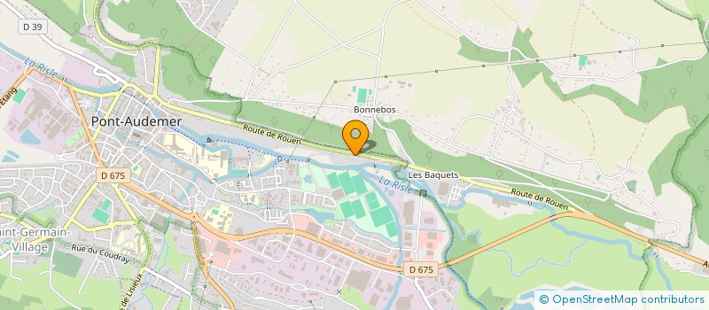 localisation de l'entreprise MADAME BEATRICE M'BARK  PONT-AUDEMER