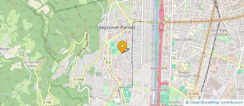 localisation de l'entreprise MADAME BEATRICE MAGANGA à SEYSSINET-PARISET