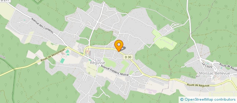 localisation de l'entreprise MADAME BEATRICE MAGNARD à REGUSSE