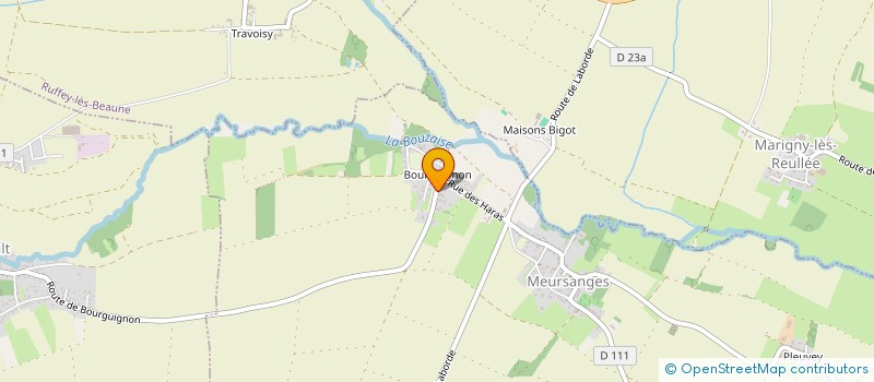 localisation de l'entreprise MADAME BEATRICE MAIRE-AMIOT  MEURSANGES