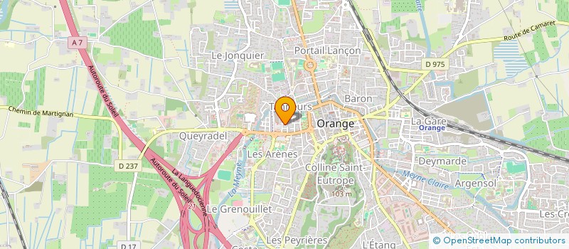 localisation de l'entreprise MADAME BEATRICE MAITRE FULACHIER  ORANGE