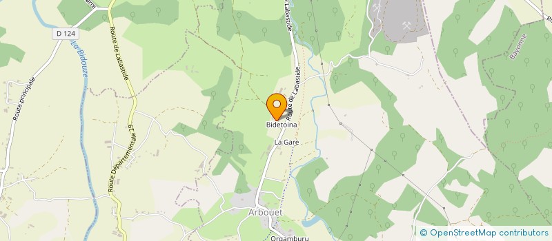 localisation de l'entreprise MADAME BEATRICE MALGOR  MASPARRAUTE