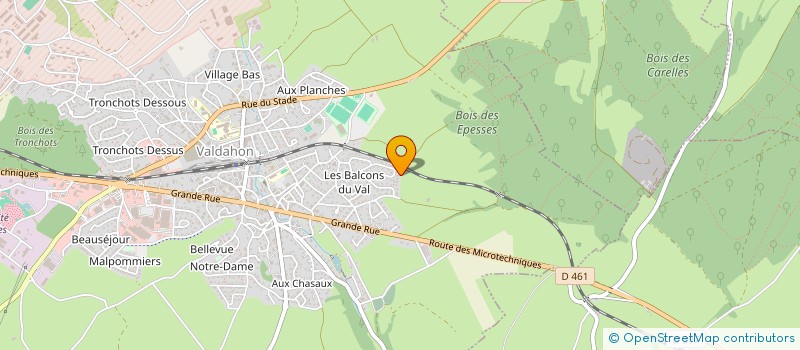 localisation de l'entreprise MADAME BEATRICE MANET  VALDAHON