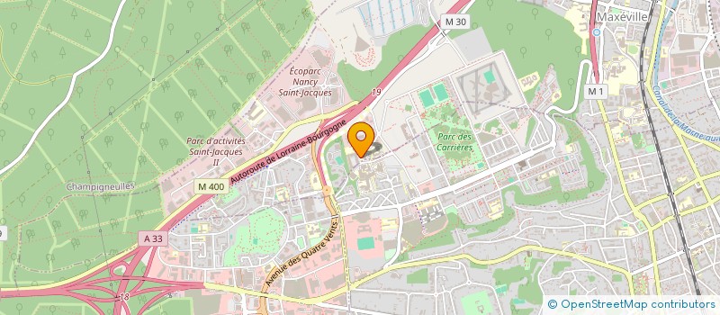 localisation de l'entreprise MADAME BEATRICE MANNEVILLE  MAXEVILLE