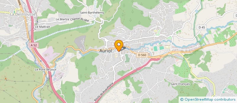 localisation de l'entreprise MADAME BEATRICE MARCHAND  AURIOL