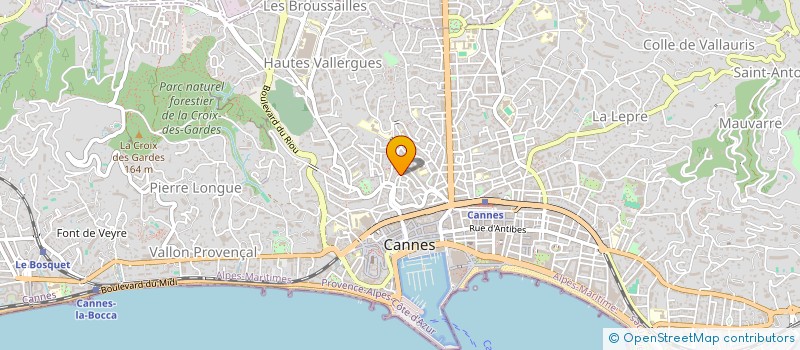 localisation de l'entreprise MADAME BEATRICE MARIANI à CANNES