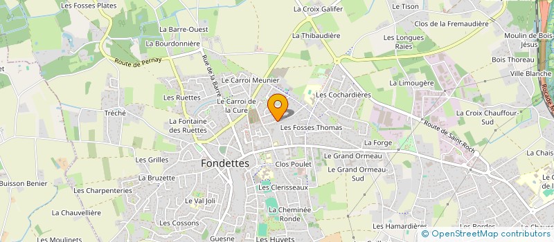 localisation de l'entreprise MADAME BEATRICE MARIE MICHE FONTAINE à FONDETTES