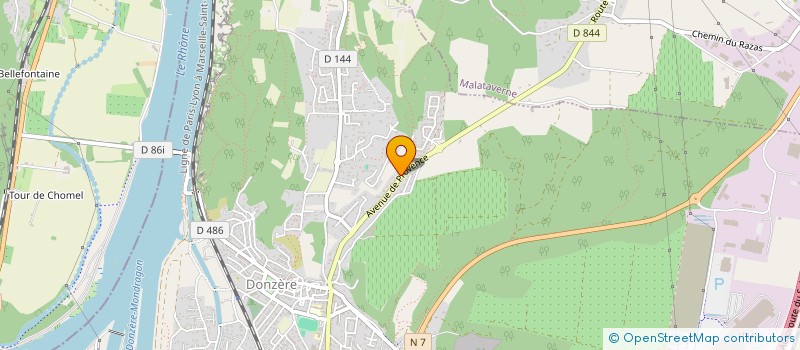 localisation de l'entreprise MADAME BEATRICE MARIN  DONZERE