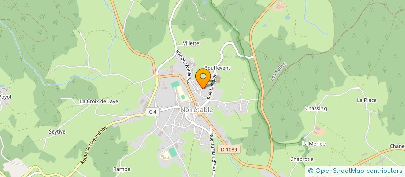 localisation de l'entreprise MADAME BEATRICE MARIN  NOIRETABLE