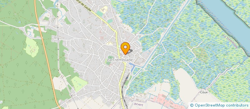 localisation de l'entreprise MADAME BEATRICE MARTIN  LA TREMBLADE