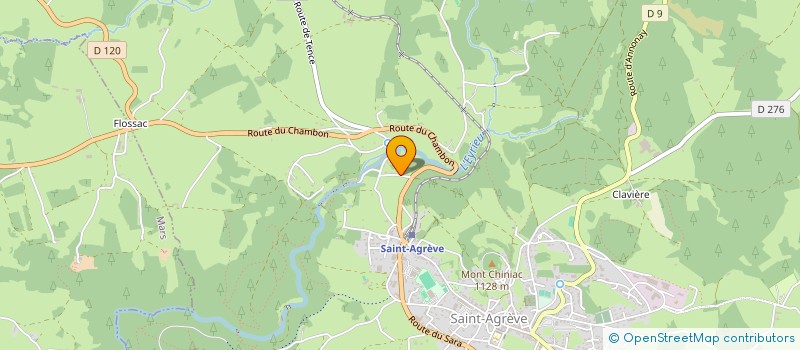 localisation de l'entreprise MADAME BEATRICE MARTIN  SAINT-AGREVE