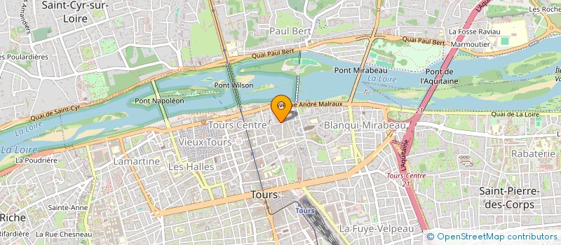 localisation de l'entreprise MADAME BEATRICE MARTIN  TOURS