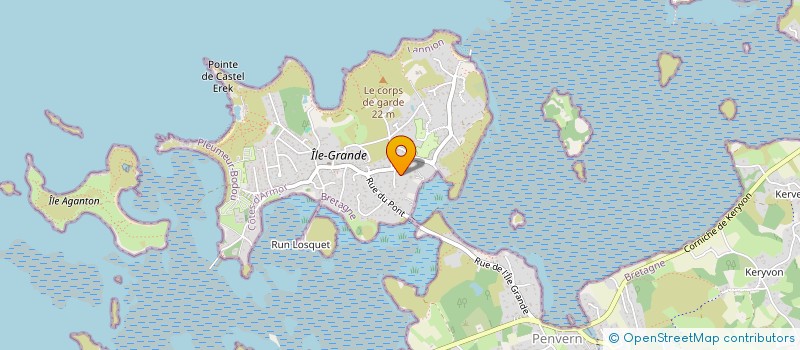 localisation de l'entreprise MADAME BEATRICE MARTIN-CHABOT  PLEUMEUR-BODOU