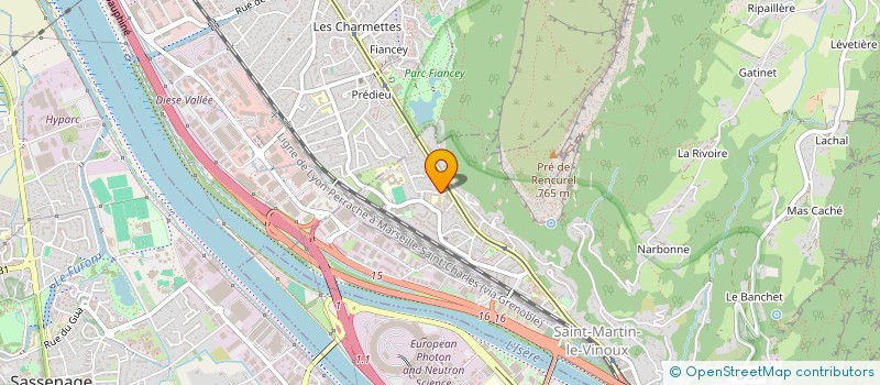 localisation de l'entreprise MADAME BEATRICE MARTINE POHU  SAINT-MARTIN-LE-VINOUX