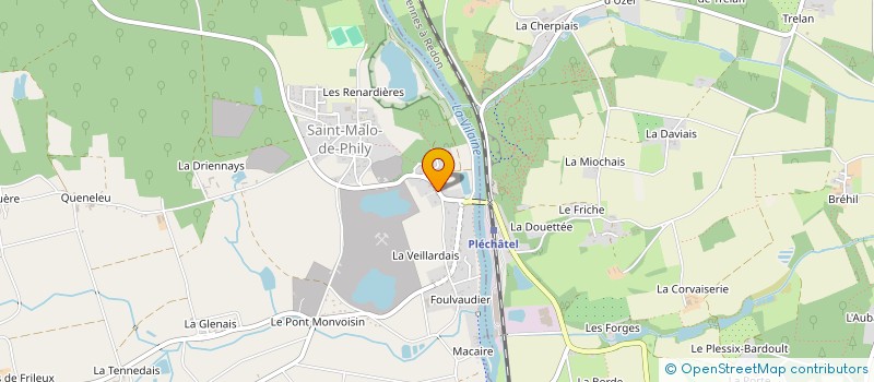 localisation de l'entreprise MADAME BEATRICE MASSIOT à GUIPRY-MESSAC