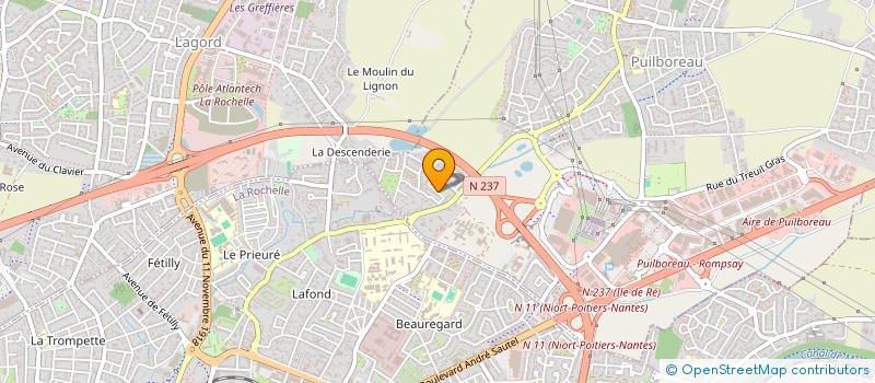 localisation de l'entreprise MADAME BEATRICE MASSONNET  SAINT-XANDRE