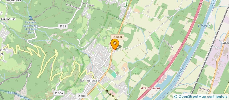 localisation de l'entreprise MADAME BEATRICE MAURINO  LA TERRASSE