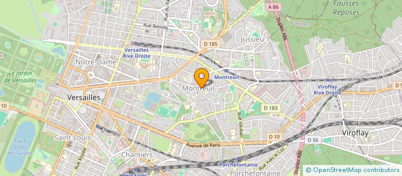 localisation de l'entreprise MADAME BEATRICE MEHEUT à VERSAILLES