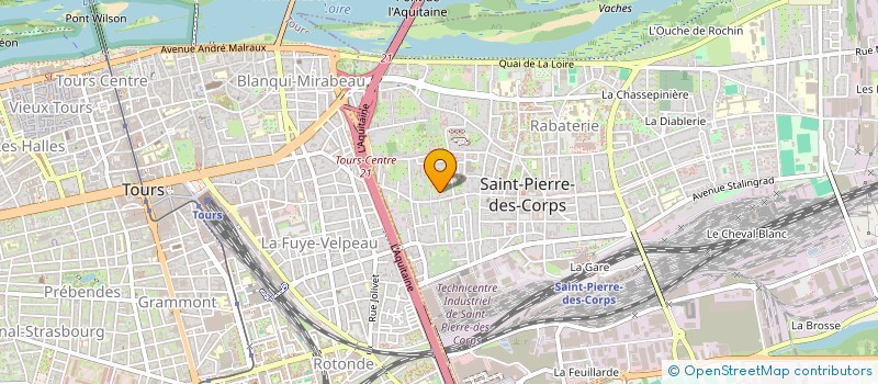 localisation de l'entreprise MADAME BEATRICE MELKA  SAINT-PIERRE-DES-CORPS