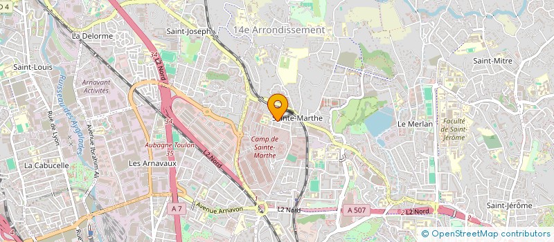 localisation de l'entreprise MADAME BEATRICE MENDY à MARSEILLE
