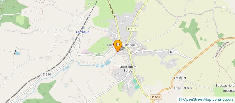 localisation de l'entreprise MADAME BEATRICE MENGUS  LAROQUE-TIMBAUT