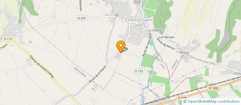 localisation de l'entreprise MADAME BEATRICE MEOLA  CHATILLON-SAINT-JEAN