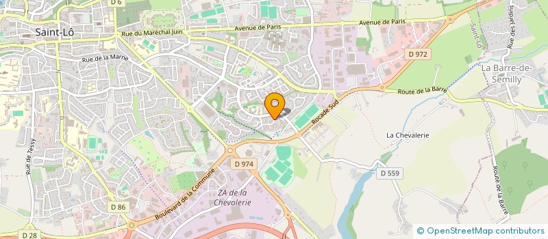 localisation de l'entreprise MADAME BEATRICE MERA  SAINT-LO