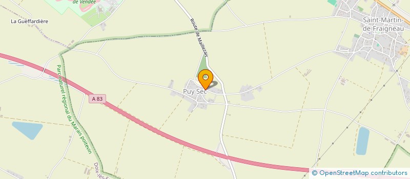 localisation de l'entreprise MADAME BEATRICE MERLE  SAINT-MARTIN-DE-FRAIGNEAU