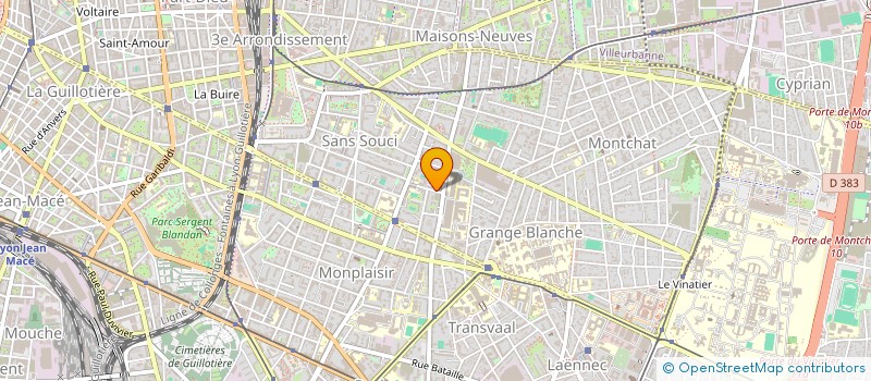 localisation de l'entreprise MADAME BEATRICE MEUNIER  LYON