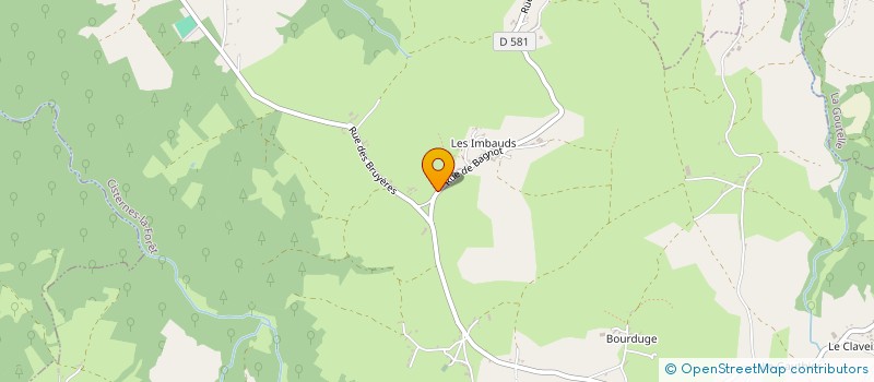 localisation de l'entreprise MADAME BEATRICE MEYZONNIER  CISTERNES-LA-FORET